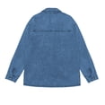 thumbnail image 6 of Womens Oversized Jean Jacket Casual Button Up Denim Overshirt Trendy Long Sleeve Denim Jacket Coat, 6 of 8