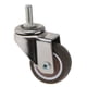 thumbnail image 5 of Ruedas giratorias de goma resistentes para carritos, muebles, camas, ruedas industriales 1.25 pulgadas, 5 of 7
