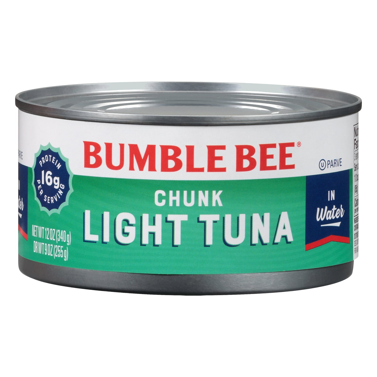 Bumble Bee Chunk Light Tuna in Water, 12 oz can