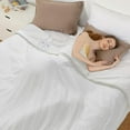 thumbnail image 5 of IDEALHOUSE Electric Heated Blanket - White | Sherpa & Waffle | 6 Heat Settings | Auto Off | ETL Safe, 5 of 8