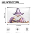 thumbnail image 3 of Cauagu Halloween Gnome With Pumpkins for Tyvek Makeup Bag,Reusable Travel Cosmetic Bag Women Organizer Toiletry Bag Birthday,Gifts for Women Girlfriend Mom Teacher 6.5’’*8.9’’, 3 of 7