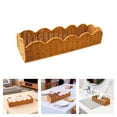 thumbnail image 2 of Rectangular Plastic Basket Decorative Rattan Weave Pattern Functional Storage For Home Decoration Practical Container, 2 of 12