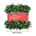thumbnail image 2 of Neoyler Christmas Garland Christmas Decorations Christmas Mantel Decor Artificial Berries and Grass Rattan Strip for Tree Fireplace Tabletop Create Festive Holiday Ambiance at Home 236.2in Green, 2 of 4