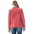 thumbnail image 4 of Reed Women's Genuine Suede Leather Fashion Jacket (Large, Sage), 4 of 11