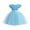 Blue, variant on Vedolay Tshirt Dress Flower Girl Princess Dresses Birthday Party Ball Gown,Watermelon Red 4-5Years