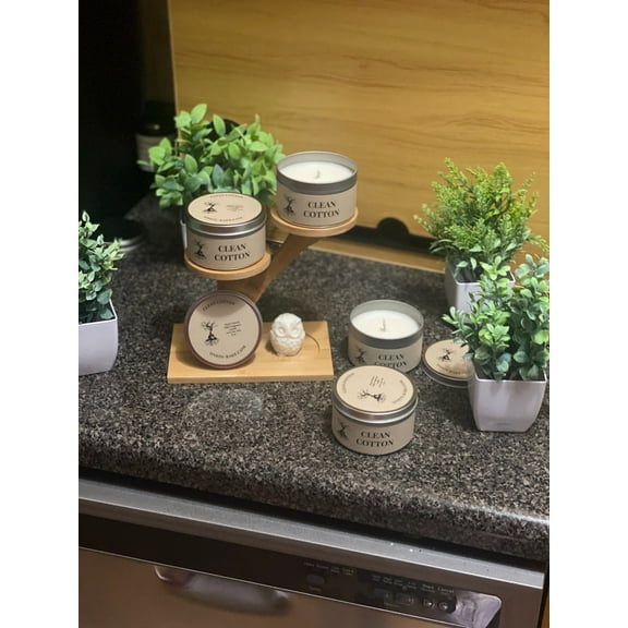 Onion Bake Clean Cotton Soy Wax Candle, 8 oz, Hand-Poured, Eco-Friendly