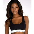 thumbnail image 2 of Calvin Klein Modern Cotton Unlined Bralette F3785 Color: Black Size: LARGE, 2 of 4