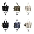 thumbnail image 2 of Minnieouse Bolsa de lona impermeable, bandolera, organizador de botellas de agua, con colgante de estilo japonés, bolso de un solo hombro Envolturas para manijas de equipaje Beige Minnieouse AP016871-03, 2 of 6