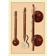thumbnail image 1 of Sitars and Vina-Fine Art Canvas Print (20" x 30"), 1 of 1