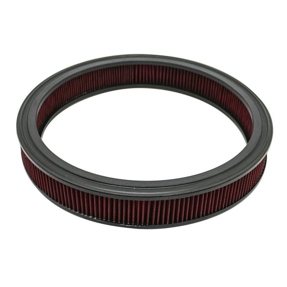 14 x 2 Inch Round Air Cleaner Filter Universal Washable Red Cotton