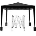 thumbnail image 5 of 10'x10' Folding Canopy with 4 Removable Sidewalls Outdoor Event Shelter UPF 50+ Gazebo Portable Tents for Parties Beach Camping Wedding EZ Pop Up Canopy Weight Bag + Carry Bag (Old Sku: W2185P194757), 5 of 10
