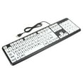 thumbnail image 3 of Teclado con cable USB con teclas de impresión grandes para personas mayores y con baja visión, 3 of 10