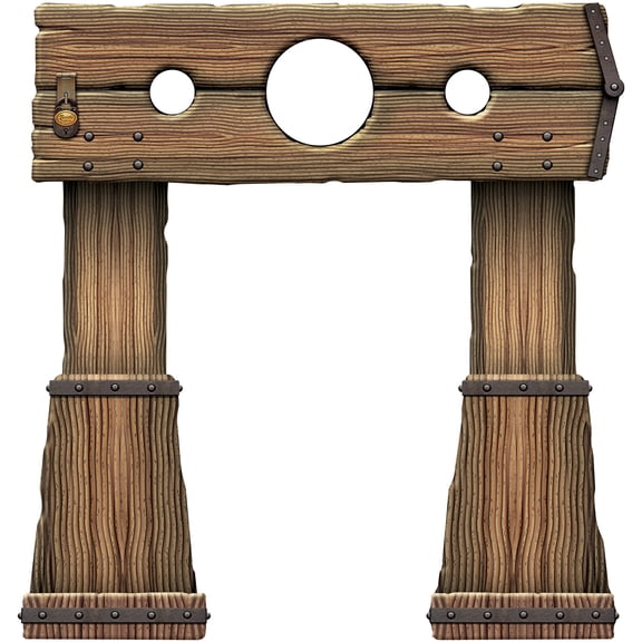 Stockade Photo Prop Stand-Up, 5' x 4' 9", (1/Box)