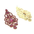 thumbnail image 2 of Large Rhinestone Drop Earrings, 2 of 2