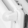 thumbnail image 4 of Roller holder - 2 pieces - long clamp holder - drill-free roller holder - replacement clamp holder for double roller blind - with fabric support rails - suitable for PVC windows and balcony doors, 4 of 5