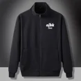 thumbnail image 5 of Sudaderas para hombre, jersey de corte ajustado, ropa para hombre, sin capucha, estampado, cremallera completa, top gráfico, color pastel, baratas, otoño, cálidas, emo, 5 of 5
