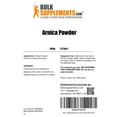 thumbnail image 2 of BulkSupplements Arnica Powder - Topical, Herbal Supplement - 500 Grams (1.1 lbs), 2 of 5