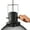Black#1, variant on Living Room Light HOMCOM Industrial Pendant Light Fixtures, Black Metal Frame Hanging Ceiling Light for Living Room, Bedroom, Kitchen, Dining Room with Adjustable Hanging Chain, Black,Living Room Cei