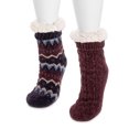 thumbnail image 5 of MUK LUKS Women's Tall Rib Cuff Cabin Socks, 2-Pack, S-XL, 5 of 7