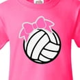thumbnail image 4 of Inktastic Volleyball with Pink Bow Youth T-Shirt, 4 of 5