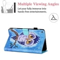 thumbnail image 3 of Allytech Fire HD 10 Case 9th Gen, Fire HD 10 Case 7th Gen, PU Leather Folio Flip Kickstand Auto Sleep Wake Shockproof Protection Case Cover for Amazon Fire HD 10 Case 2019/2017, Cute Owl, 3 of 5