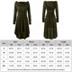 thumbnail image 2 of Vestido Vestido cruzado con tiras para mujer, color sólido, fiesta para adultos, ropa de cosplay (verde militar XL) Kuymtek ejercito verde T XL para Mujer, 2 of 5