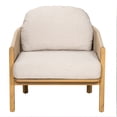 thumbnail image 3 of Olurrisa Outdoor Wood Club Chair, Beige Rope with Beige Cushion, 3 of 8