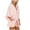 Pink, variant on aidice Summer Jumpsuit for Women Casual Deep V Neck Knot Tunic 3/4 Sleeve Flowy Beach Vacation Rompers