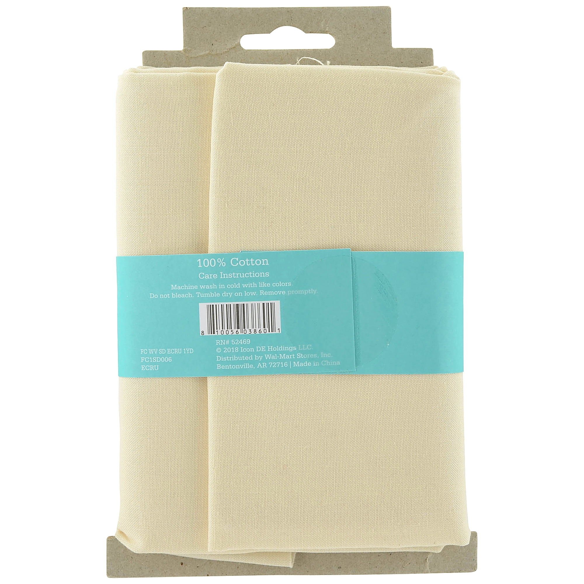 Waverly Inspirations 1 Yard Cut 100% Cotton Solid Fabric Solid Off-White 44" Wide for Quilting & Sewing