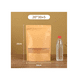 thumbnail image 2 of 100 Bolsas Stand Up Kraft Con Ventana Para 900g 20x30 Xtellar cafe, 2 of 4
