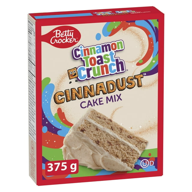 Betty Crocker Cinnamon Toast Crunch made with Cinnadust Cake Mix