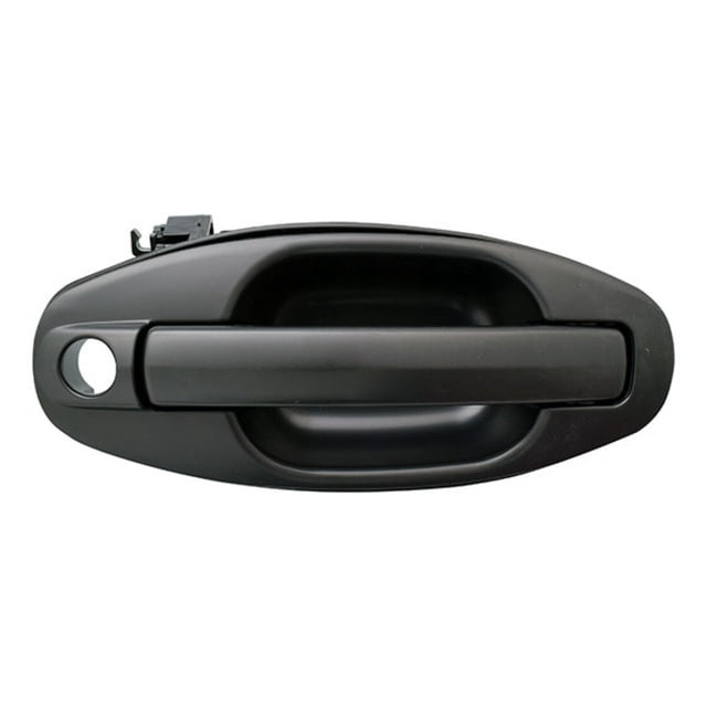 Manija Puerta Exterior HUSHAN Santa Fe 2001 A 2006 Del Der Negro Plástico Liso