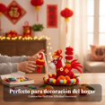 thumbnail image 2 of Abbraccia Farol varilla torcida Año Nuevo, Decoración de mesa DIY, Adorno festivo artesanal para niños, 2 of 6