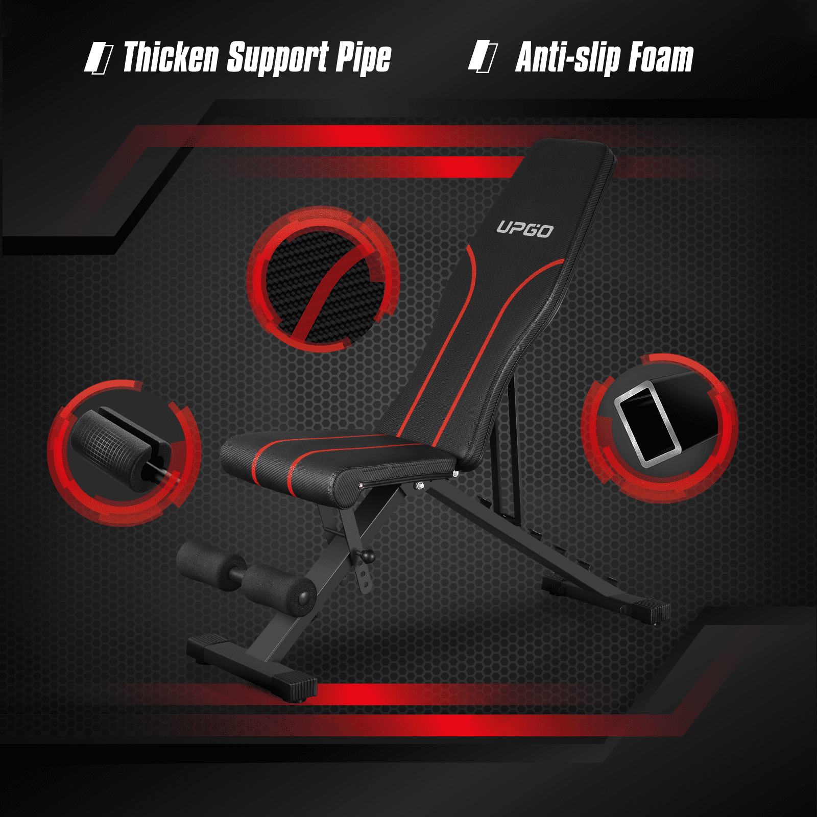 Adjustable Bench Pro - BOOMFIT