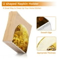 thumbnail image 4 of Standing Dining Table Napkin Holder, Napkin Holder for Table Kitchen Acrylic Paper Tissue Organization, Yellow Flowers and Butterfly, 4 of 8
