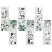 1 Set of Bible Verse Wall Art Scripture Wall Decor Hanging Wall Decor with Bible Verses Random Style