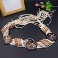 thumbnail image 2 of Wax Rope Hand Woven Women's Belt White One Size, 2 of 8