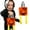 A, variant on Taicans Classic Halloween Candy Bag for Kids - Felt Trick or Treat Tote with Handle,Multicolor Party Favor Pouch for Boys Girls,Pumpkin Ghost Design Costume Accessory (9.84x9.84in)