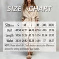 thumbnail image 3 of Morttic Women's Elegant Lapel Long Sleeve Button Down Shirt Dress – Drawstring Waist Casual Split Dress with Side Pockets Black，L, 3 of 3