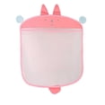 thumbnail image 1 of Bolsa de almacenamiento de juguetes de baño para bebés, organizador de baño colgante de red de malla con 2 ventosas fuertes para cepillo de ducha, champú, juguetes de baño para niños, 1 of 4