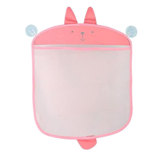 Bolsa de almacenamiento de juguetes de baño para bebés, organizador de baño colgante de red de malla con 2 ventosas fuertes para cepillo de ducha, champú, juguetes de baño para niños