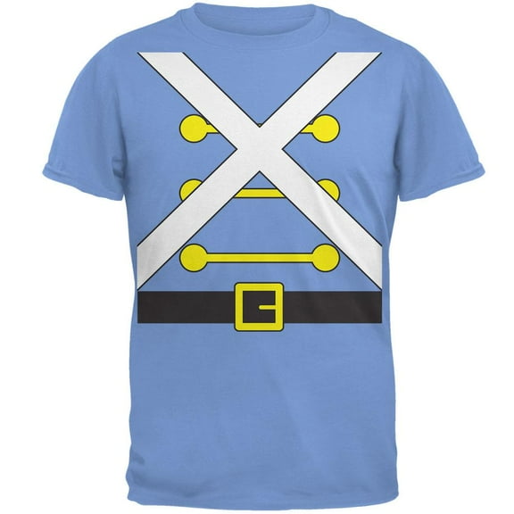 Christmas Toy Soldier Costume Mens T Shirt Carolina Blue LG