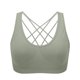 thumbnail image 1 of Ropa interior deportiva de talla grande europea y americana, sujetador deportivo de yoga con tirantes finos y espalda cruzada, sujetador push up para correr y fitness a prueba de golpes, 1 of 6