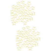 2 Count Paper Clips for Office Colored Binder Supplies Golden