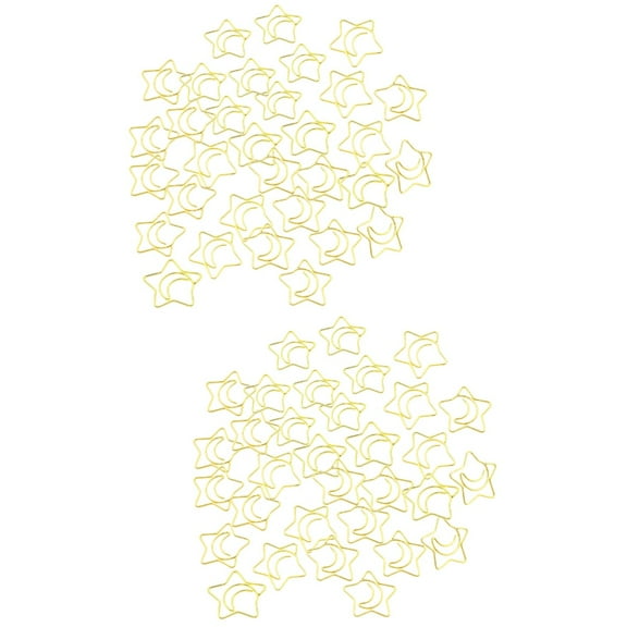 2 Count Paper Clips for Office Colored Binder Supplies Golden