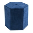 thumbnail image 2 of Wallace &amp; Bay Burgess Hexagon Button Tufted Ottoman, 2 of 8