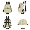 thumbnail image 4 of FORMRS Mini Backpack Purse for Women Travel Daypack Casual Shoulder Bag, Colorful Flower, 4 of 7