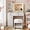 023 Off White, variant on Small Vanity Desk with Mirror and Lights, Makeup Vanity Desk with 3 Drawers & 3 Shelves, 2X & 5X Magnifying and Power Outlet, Dressing Table for Bedroom,