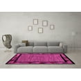 thumbnail image 3 of Ahgly Company Indoor Rectangle Oriental Pink Modern Area Rugs, 8' x 12', 3 of 4