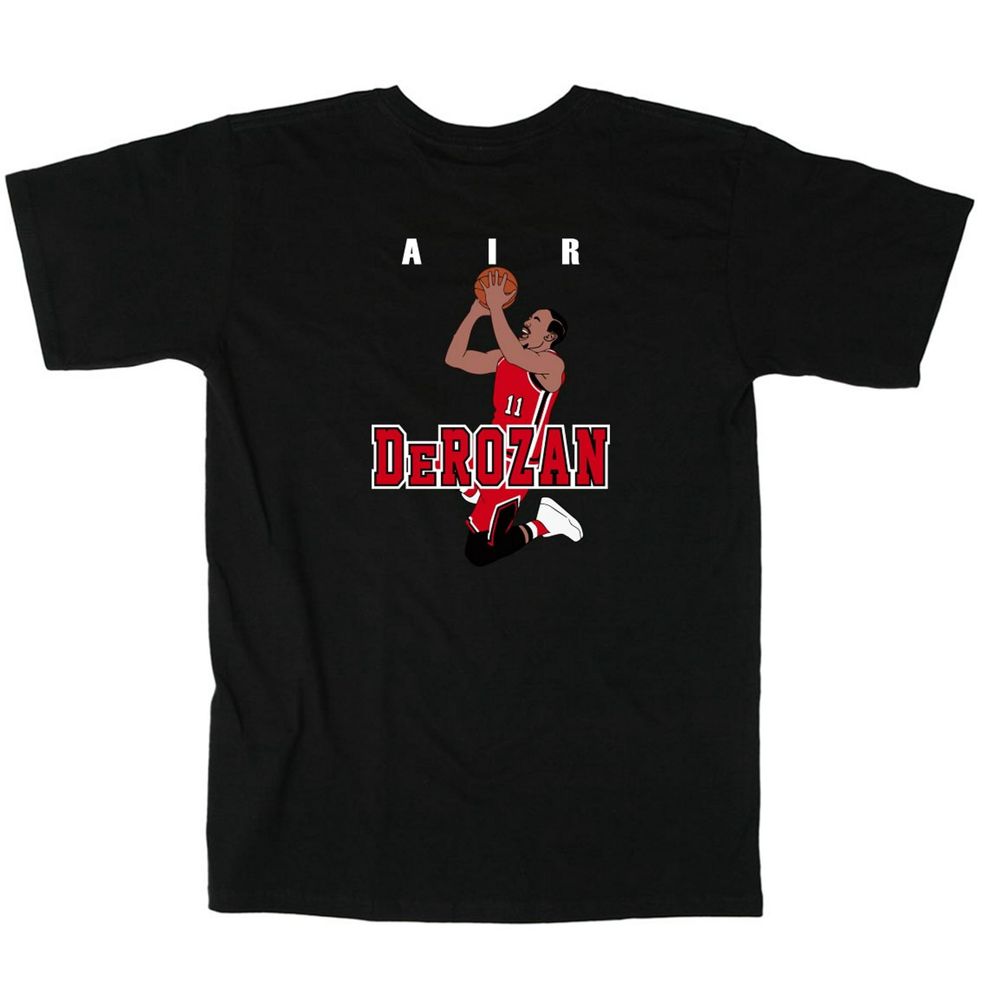 Shedd Shirts Bulls DeMar DeRozan Air T-Shirt, Women's, Size: Youth Small(6-8), Black